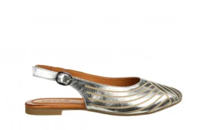 Sandały -161 037 117 130 Silver Kristal 161686, Srebrny, Skóra naturalna | Bayla Online