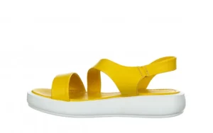 Sandały -161 161 0021 11 Taxi 161495, Żółty, Skóra naturalna | Bayla Best