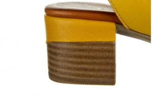 Sandały -161 066 1703 353 Taxi 161460, Żółty, Skóra naturalna | Bayla Best