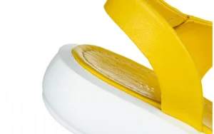 Sandały -161 161 0021 11 Taxi 161495, Żółty, Skóra naturalna | Bayla Best