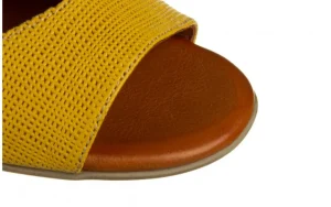 Sandały -161 066 1703 353 Taxi 161460, Żółty, Skóra naturalna | Bayla Best