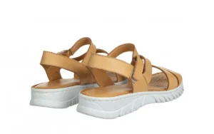 Sandały -161 016 3270 Scissors 161661, Beżowy, Skóra naturalna | Bayla Discount