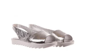 Sandały -163 319-310 614 Silver, Srebrny, Skóra naturalna | Bayla Sale