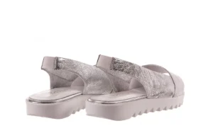 Sandały -163 319-310 614 Silver, Srebrny, Skóra naturalna | Bayla Sale