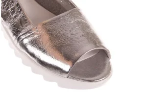 Sandały -163 319-310 614 Silver, Srebrny, Skóra naturalna | Bayla Sale