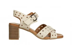 Sandały -161 061 2722 White Swan 161698, Beżowy, Skóra naturalna | Bayla New