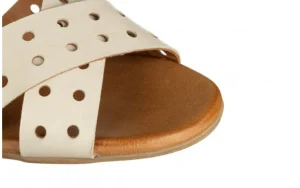 Sandały -161 061 2722 White Swan 161698, Beżowy, Skóra naturalna | Bayla New