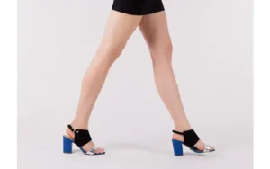 Sandały -067 122330 B Silver Black Lake, Czarny/ Granat/ Srebro, Skóra naturalna | Bayla Sale