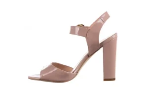 Sandały -056 8023-430 Beż Lakier, Skóra naturalna | Bayla Hot