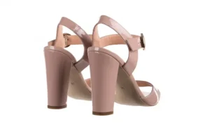 Sandały -056 8023-430 Beż Lakier, Skóra naturalna | Bayla Hot