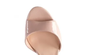 Sandały -056 8023-430 Beż Lakier, Skóra naturalna | Bayla Hot