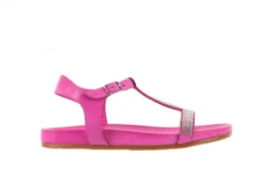 Sandały -163 17-301 Bead, Róż, Skóra naturalna | Bayla Fashion