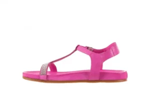 Sandały -163 17-301 Bead, Róż, Skóra naturalna | Bayla Fashion