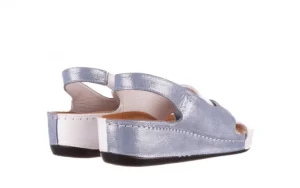 Sandały -112 0158-30 Biały Niebieski, Skóra naturalna | Bayla Best