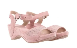 Sandały -131 2508 Cipria, Róż, Skóra naturalna | Bayla New
