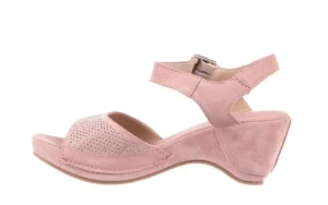 Sandały -131 2508 Cipria, Róż, Skóra naturalna | Bayla New
