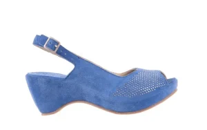 Sandały -131 2507 Cobalto, Niebieski, Skóra naturalna | Bayla Online