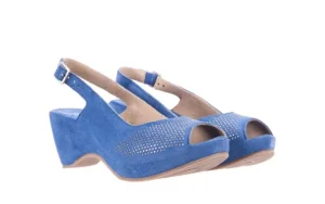 Sandały -131 2507 Cobalto, Niebieski, Skóra naturalna | Bayla Online