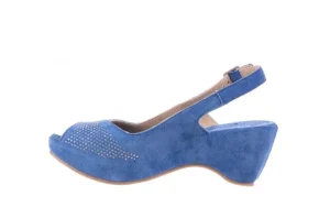 Sandały -131 2507 Cobalto, Niebieski, Skóra naturalna | Bayla Online