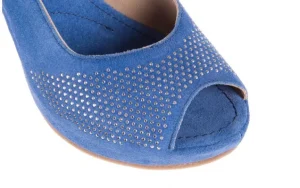 Sandały -131 2507 Cobalto, Niebieski, Skóra naturalna | Bayla Online