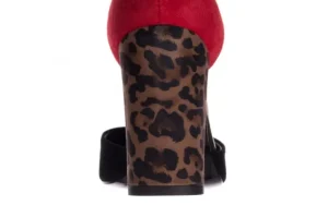 Sandały -056 9196-21-28 Czarny Czerwony, Skóra naturalna | Bayla Outlet