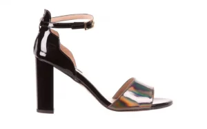 Sandały -130 04322-0124-06 Czarny L, Skóra naturalna lakierowana | Bayla Online