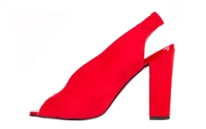 Sandały -056 8043-28 Czerwone Sandały, Skóra naturalna | Bayla Clearance