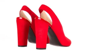 Sandały -056 8043-28 Czerwone Sandały, Skóra naturalna | Bayla Clearance