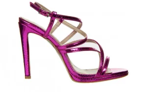 Sandały -187 589-1127 Fuchia 187129, Różowy, Skóra ekologiczna | Bayla New
