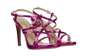 Sandały -187 589-1127 Fuchia 187129, Różowy, Skóra ekologiczna | Bayla New
