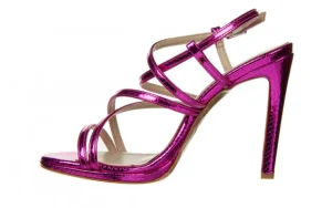 Sandały -187 589-1127 Fuchia 187129, Różowy, Skóra ekologiczna | Bayla New