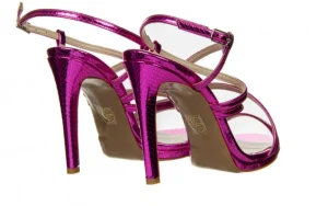 Sandały -187 589-1127 Fuchia 187129, Różowy, Skóra ekologiczna | Bayla New