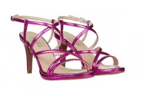 Sandały -187 587-1127 Fuchsia 187093, Różowy, Skóra ekologiczna | Bayla Outlet