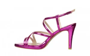 Sandały -187 587-1127 Fuchsia 187093, Różowy, Skóra ekologiczna | Bayla Outlet