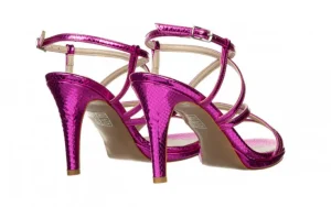 Sandały -187 587-1127 Fuchsia 187093, Różowy, Skóra ekologiczna | Bayla Outlet