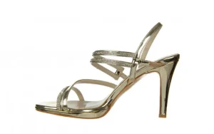 Sandały -187 587-1123 Gold 22 187042, Złoty, Skóra ekologiczna | Bayla New