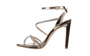 Sandały -187 589-9078 Gold 22 187064, Złoty, Skóra ekologiczna | Bayla Fashion