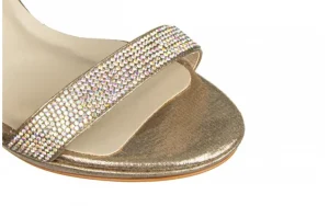 Sandały -187 587-536 Gold 22 187050, Złoty, Skóra ekologiczna | Bayla Best