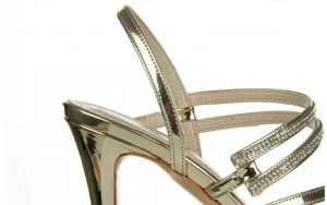 Sandały -187 587-1123 Gold 22 187042, Złoty, Skóra ekologiczna | Bayla New