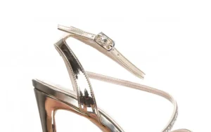 Sandały -187 589-9078 Gold 22 187064, Złoty, Skóra ekologiczna | Bayla Fashion