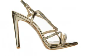 Sandały -187 589-9083 Gold 187132, Złoty, Skóra ekologiczna | Bayla Clearance