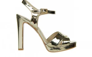 Sandały -187 281-7351 Gold 187084, Złoty, Skóra ekologiczna | Bayla Online