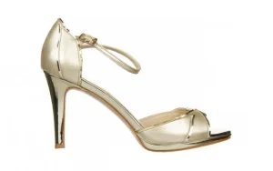 Sandały -187 587-1109 Gold 187090, Złoty, Skóra ekologiczna | Bayla Outlet