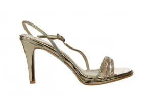 Sandały -187 587-1712 Gold 187044, Złoty, Skóra ekologiczna | Bayla Online