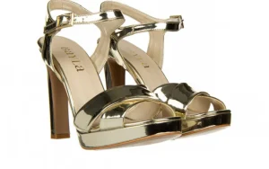Sandały -187 281-7351 Gold 187084, Złoty, Skóra ekologiczna | Bayla Online