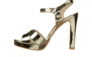 Sandały -187 281-7351 Gold 187084, Złoty, Skóra ekologiczna | Bayla Online