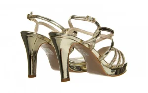 Sandały -187 557-750 Gold 187039, Złoty, Skóra ekologiczna | Bayla Sale