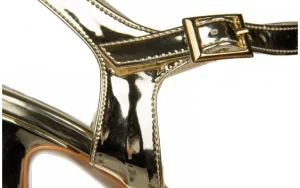 Sandały -187 281-7351 Gold 187084, Złoty, Skóra ekologiczna | Bayla Online