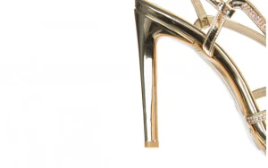 Sandały -187 589-9083 Gold 187132, Złoty, Skóra ekologiczna | Bayla Clearance