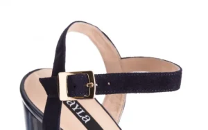 Sandały -130 04347-0125-05 Granat Z, Skóra naturalna | Bayla Best